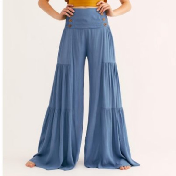 Free People Pants - Free People One Wide Leg sailor pant M NWOT